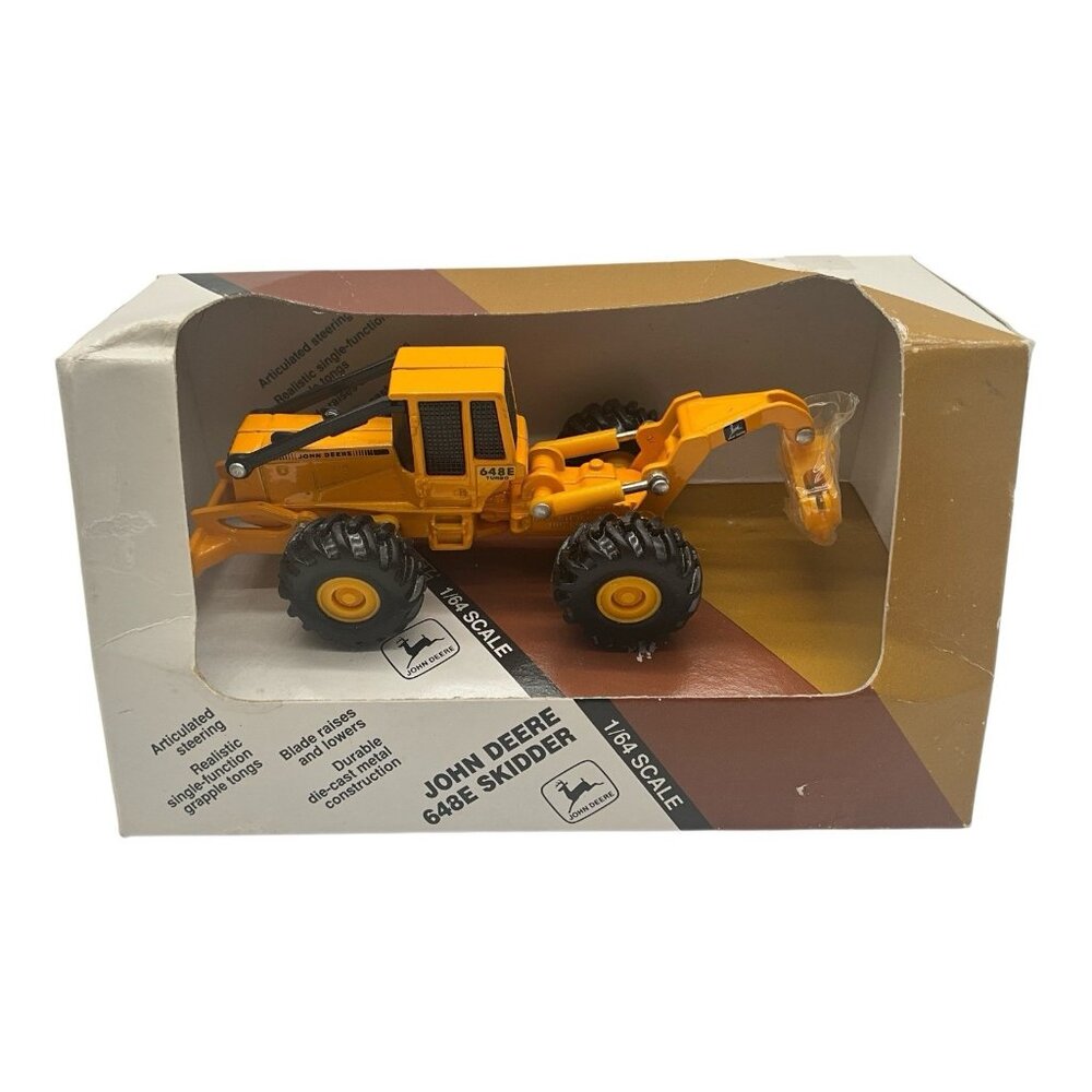 Ertl John Deere  648E Skidder, 1:64 Scale Die-Cast Vintage 1992 New In Box HTF